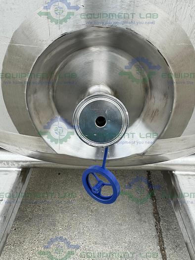 Used Precision Stainless 600 Liter Stainless Steel Jacketed Reactor 45 PSI