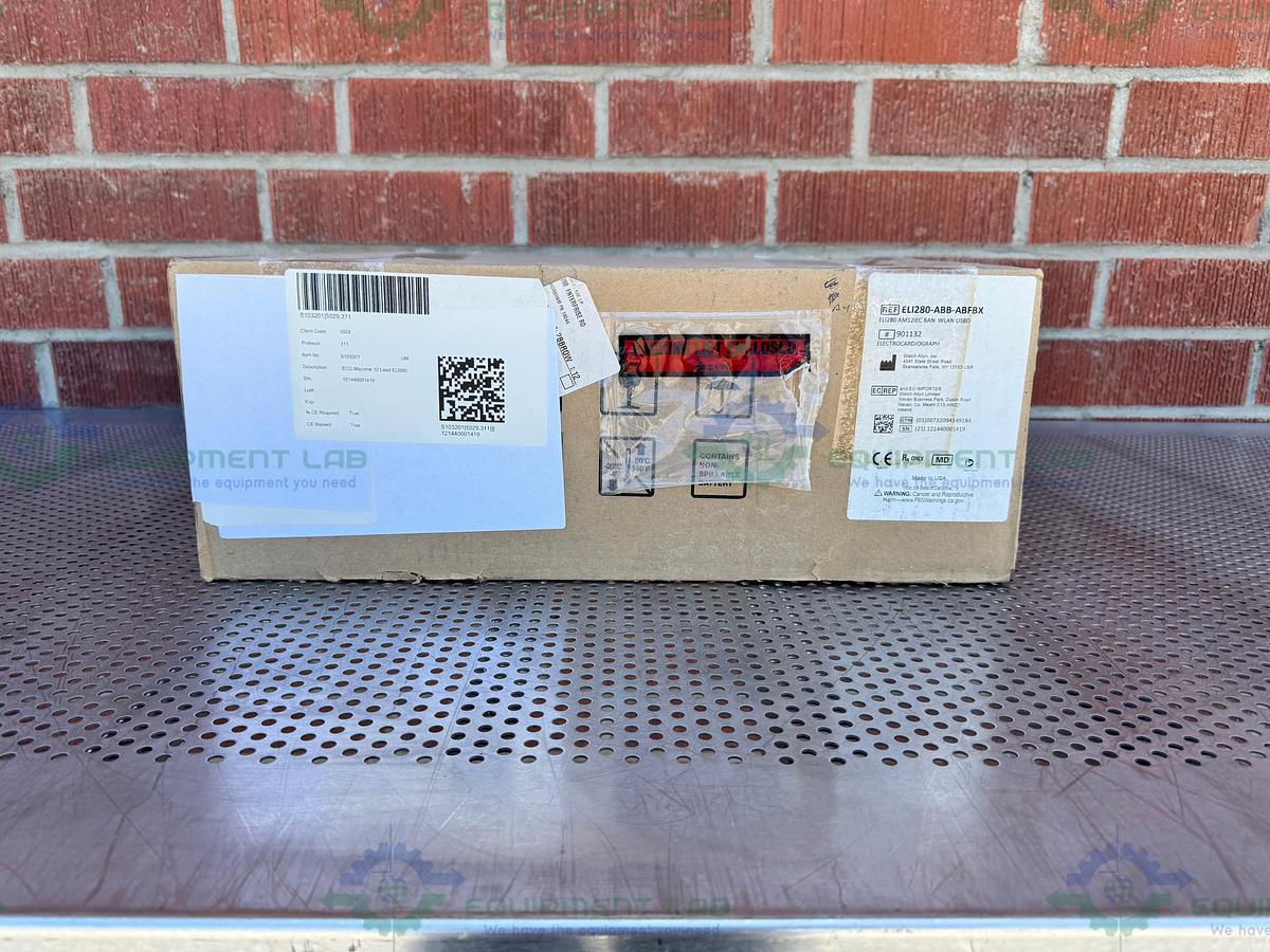 Used Welch Allyn ELI 280 Resting ECG Electrocardiograph 12-Lead Display