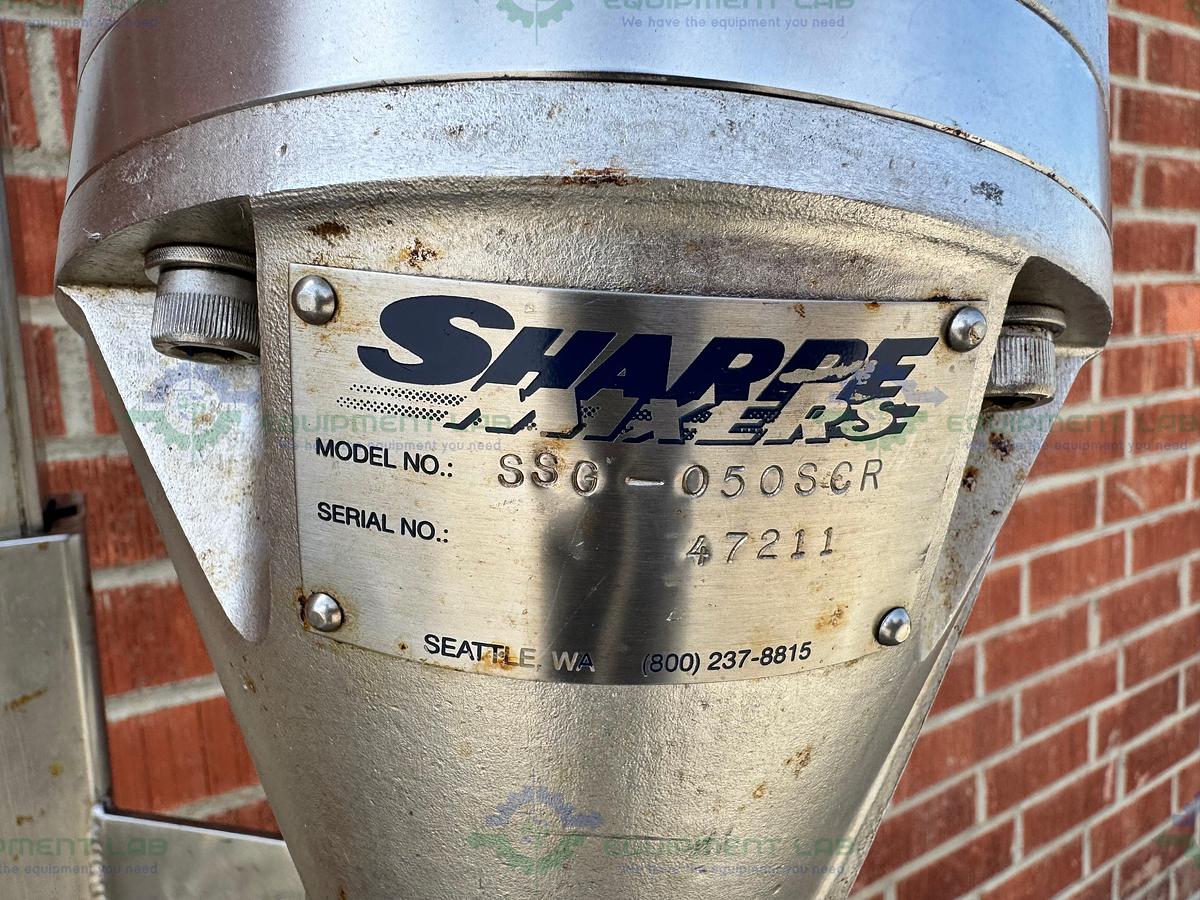 Used Sharpe Mixers SSG-050SCR Portable Mixer w/ VFD, 1/2 HP Motor, Two Impellers