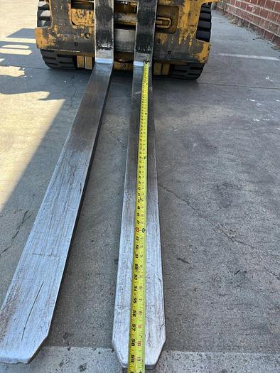 Used Caterpillar 5000# Electric Sit Down Forklift M50BLP / 495R Cushion Tires 120"