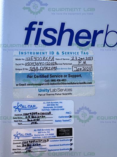 Used Thermo Fisher IUE40086FA Isotemp Ultra Low Temperature Freezer -86°C, 19 Cu.Ft.