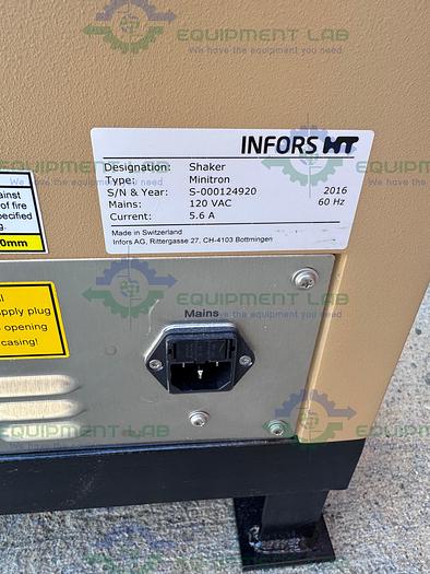 Used Infors HT  Minitron Double Stacked CO2 Humidity Incubator Shaker 65°C