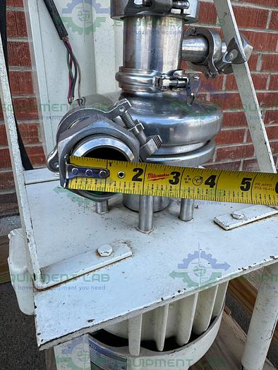 Used Tri Clover  F2116MD Tri Blender Mixer 480V w/ Reuland 2.5HP, 3600 RPM