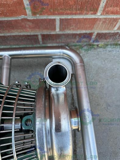 Used Tri Clover C216MDG18T-2902-17 Centrifugal Pump w/ Reliance 5 HP Motor 460V