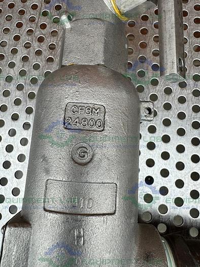 Used Farris 27CA13-M40S4 Stainless Steel Safety Relief Valve  1/2 x 1-C, 145 PSIG