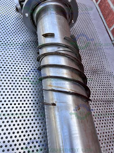 Used Finn-Aqua  Stainless Steel Jacketed Heat Exchanger 9" x 80"