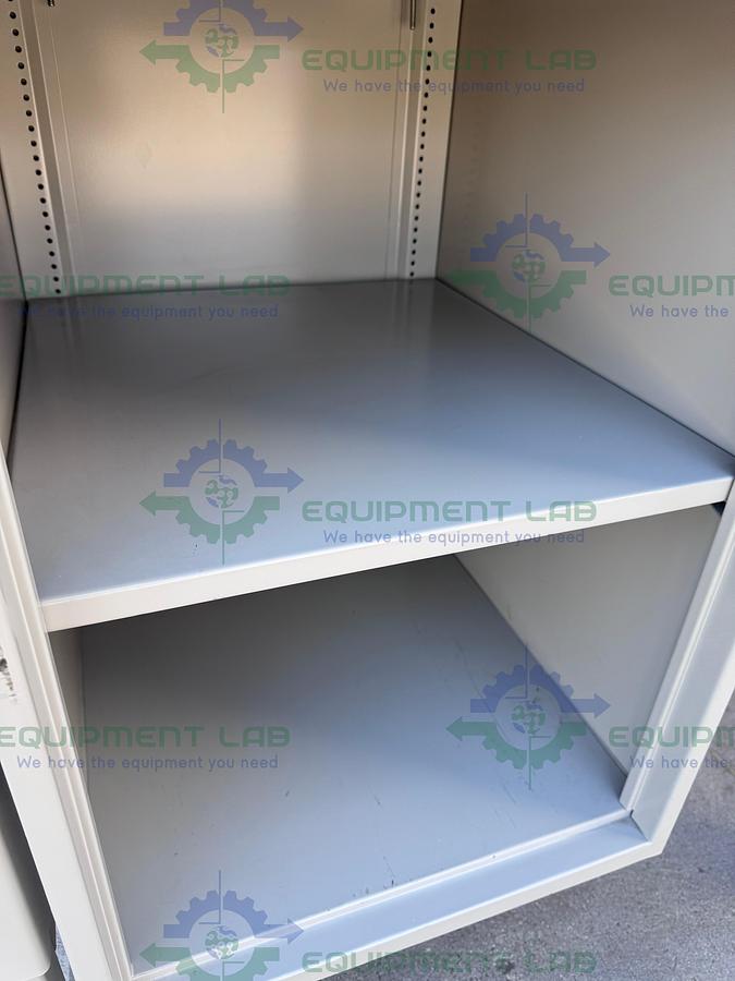 Used Phenolic / Composite Resin Adjustable  Science Table 30" W x 38" L w/ Wheels