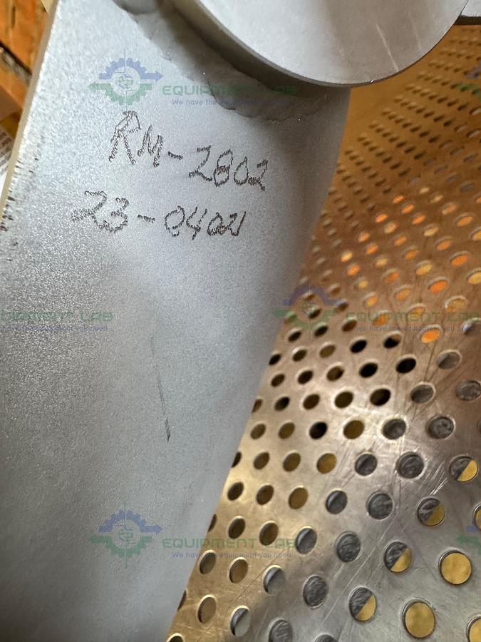 Used 56" Stainless Steel Mixing Shaft 1" Diameter w/ 13" Impeller