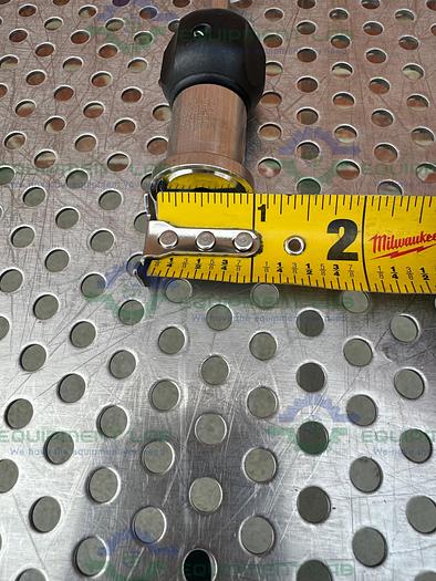 Used Lot of 2 - Fluid Line In Line Diaphragm Valve w/ 1/4 " Sanitary Fitting