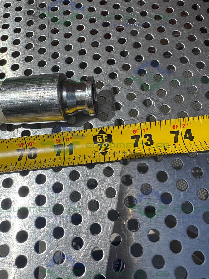 Used Unbranded 72" Silicone Flexible  Hose w/ 3/4" Sanitary Fitting