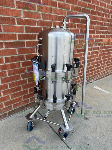 Used Allegheny  FH305900 Stainless Steel Stack Disk Filter Housing 150 FV/PSIG