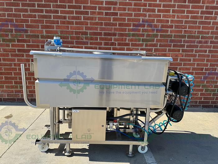 Used Sani Matic Stainless Steel 300 Liter COP System Parts Washer Skid