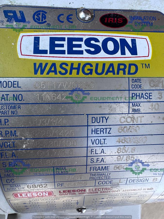 Used IKA CMX 2000/05 Stainless Steel Inline Granulator, Inline Solid & Liquid Mixer