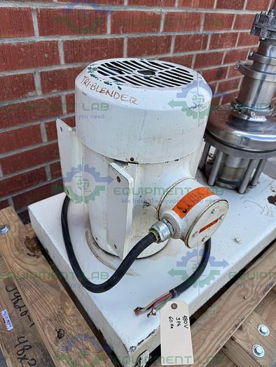 Used Tri Clover F3218MD-B40 Stainless Steel Tri Blender Mixer 480V w/ 10 HP Motor