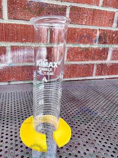 Used Kimax Kimble 20028-W Class A 100 mL Graduated Measuring Cylinder w/ Pour Spout