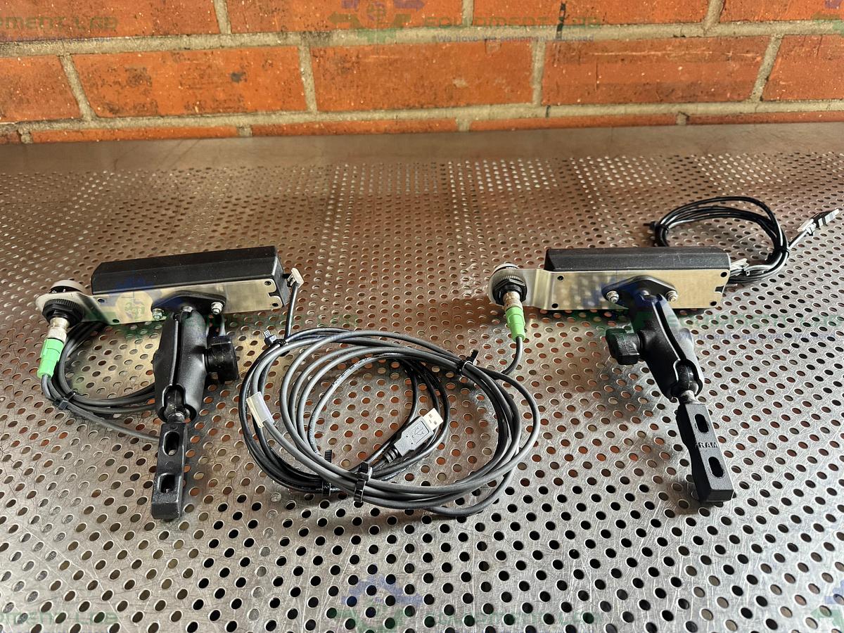 Used Lot of 2 - Matrix Orbital ELK204-7T-USB-GW-PL External 20x4 Character LCD HMI