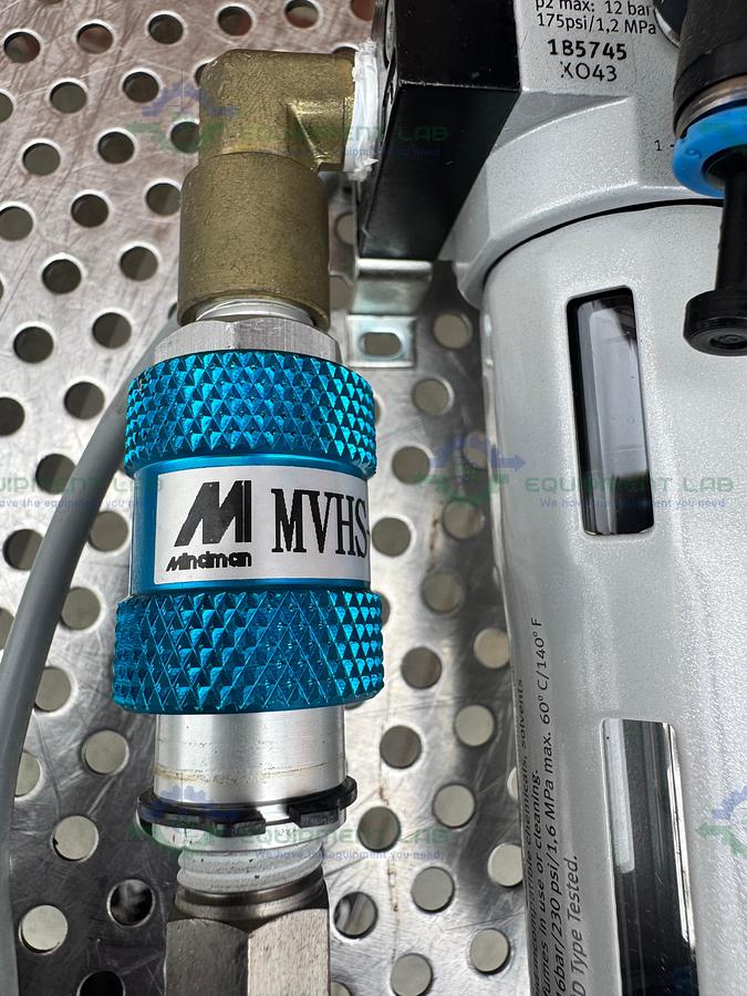 Used Festo LFR-D-Mini Regulator w/ Festo HEE-D-Mini-24 36PSI/0.25MPa