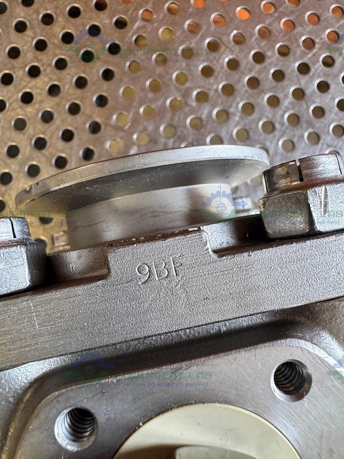Used A&N Corporation A35I Stainless Steel Ball Valve w/ KF50 Vacuum Fitting