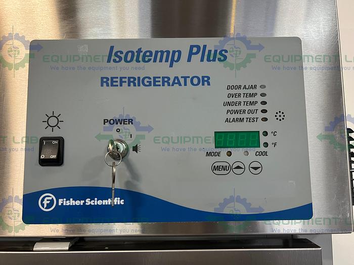 Used Fisher Scientific  13-986-126RA Isotemp Plus Laboratory Refrigerator 1°C to 12°C