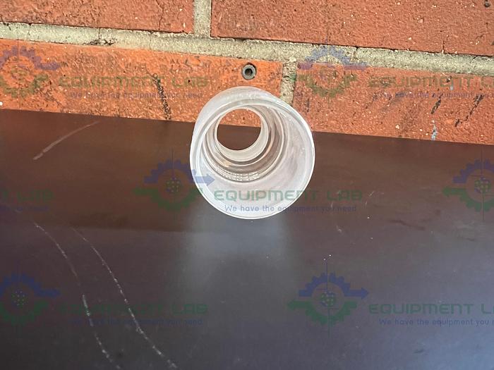 Used Chemglass CG-1000-14 Lower Inner 45/50 Top Outer 29/42 Glass Reducer Adapter