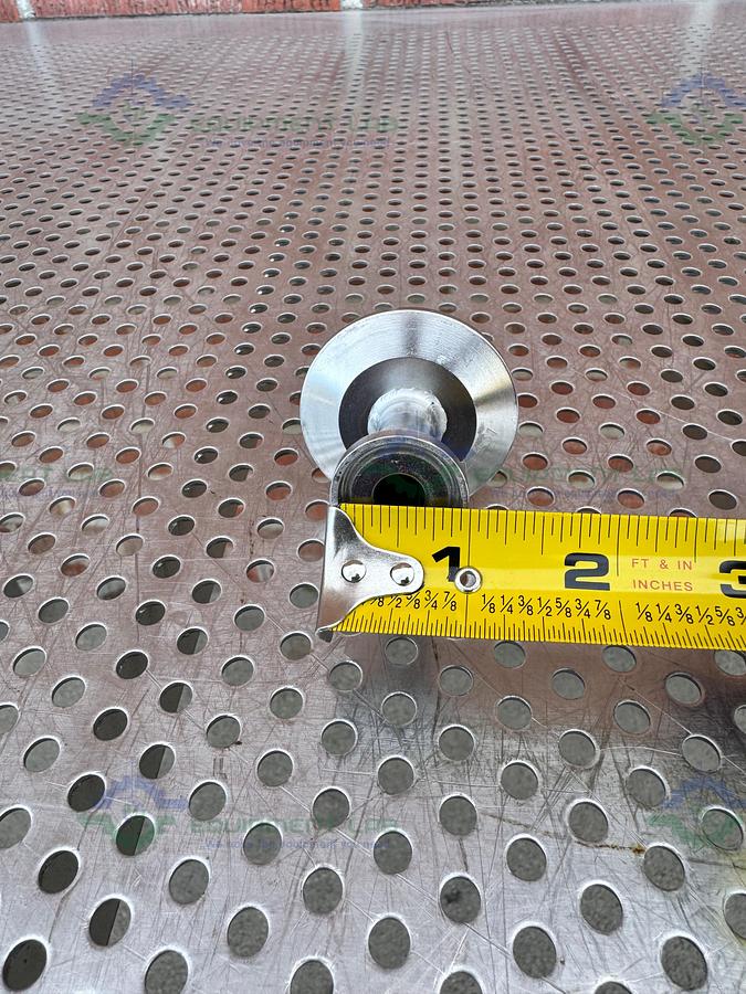 Used Lot of 2 - Stainless Steel Spray Ball w/ 2" to 1/2" Sanitary Fitting