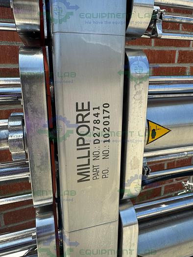 Used Millipore Stainless Steel Hydraulic Pellicon CUF-8 Filter Skid