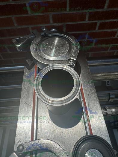 Used Millipore Stainless Steel Hydraulic Pellicon CUF-8 Filter Skid