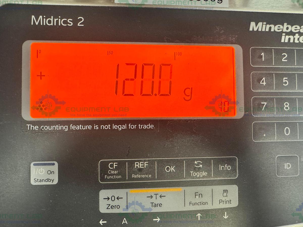 Used Minebea Intec CAPS1U-20CC-LU Stainless Steel Scale 10x10 w/ MIS2UR-V2, 30 LBS