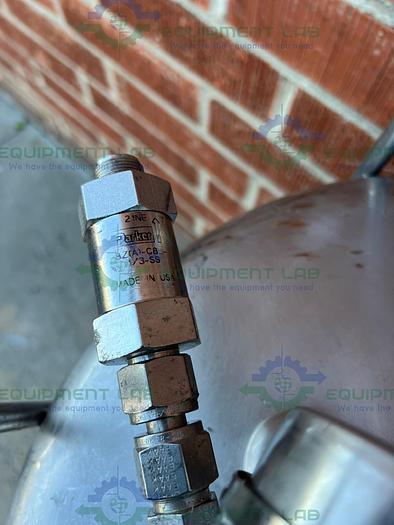 Used Alloy Products  120 Liter Stainless Steel Pressure Vessel 95 PSI