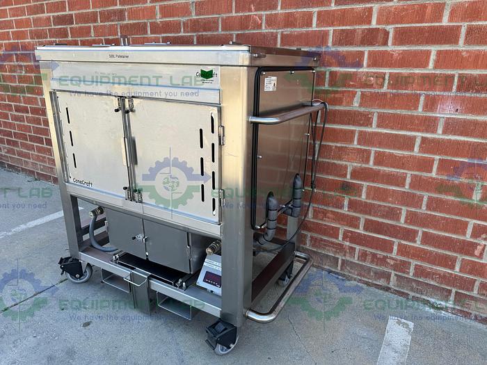 Used ConeCraft / Sartorius Stainless Steel 500 L Flexel 3D System Assembly Palletank