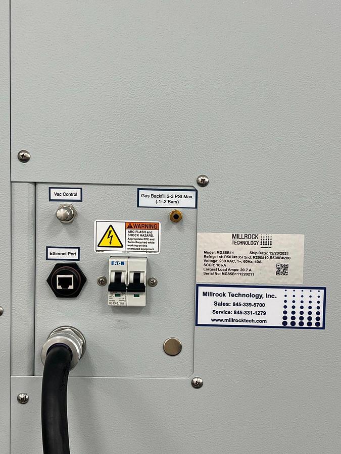 Used Millrock Magnum MG85B11 Freeze Dryer Lyophilizer w/ 11 Shelves MFG 2021