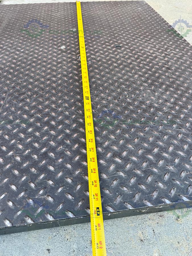 Used Mettler Toledo 48" x 48" Floor Scale 5000 lb w/ Mettler IND570, APR430 Printer