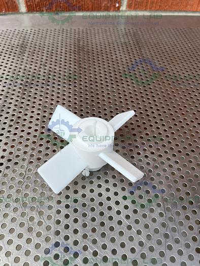 Chemglass  CG-2095-03 PTFE Agitator Four Blade 6" Fits 19mm Shaft 45° Impeller