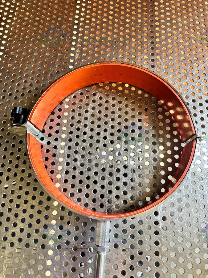 Used Chemglass CG-1947-A200 Stainless Steel Reactor Support 200 mm Clamp
