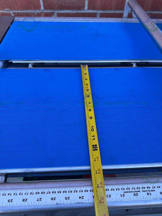 Used Redemac Stainless Steel Dual Conveyor Packaging Machine w/ Optel PharmaProof