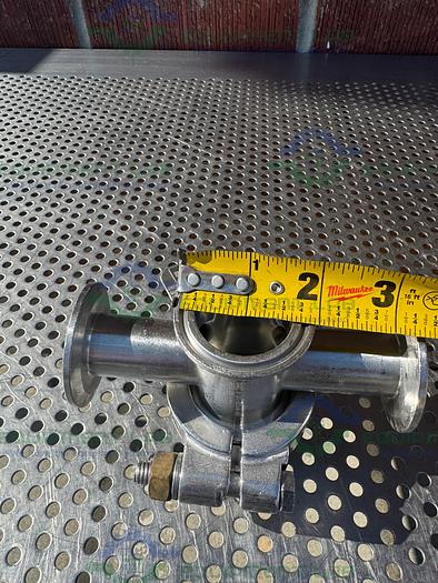 Used BS&B GR-C Safety Head 1 1/2" Fitting w/ 45 PSIG Rupture Disc, 1" Tee Fitting