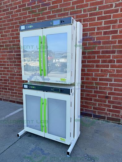 Used Caron  7410-5-1 CO2 Dual Stacked Laboratory Incubator 45°C, 115V