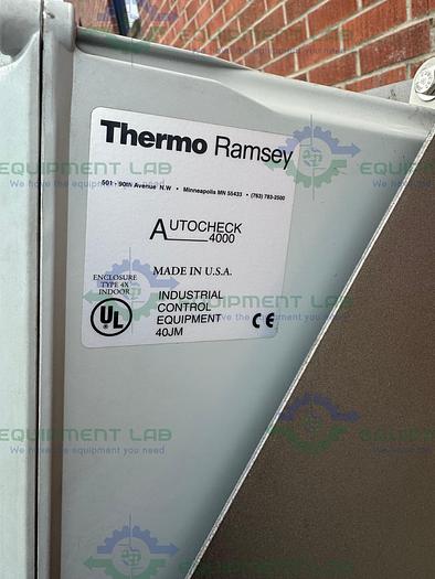 Used Thermo Ramsey  Autocheck 4000 Checkweigher w/ 18.5" x 21.5" Platform