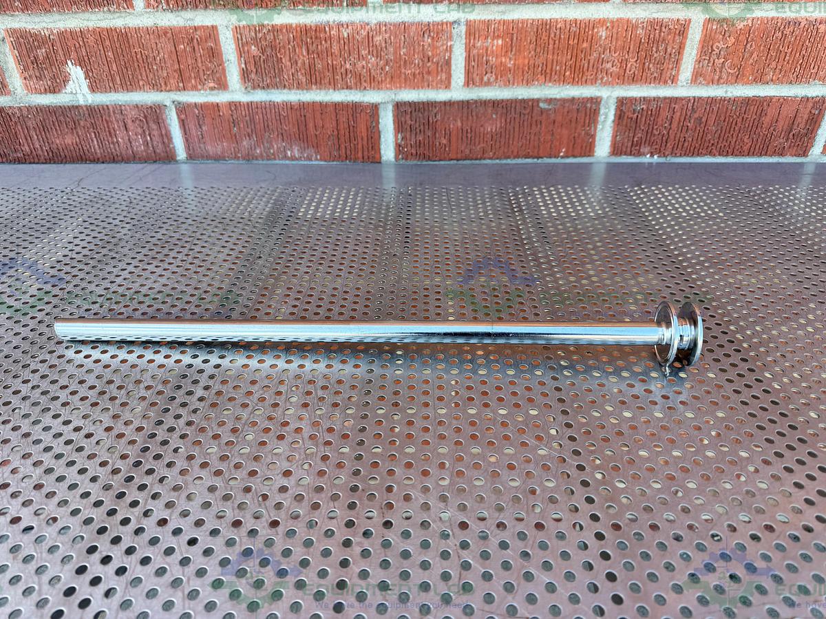 Used Stainless Steel 20" Syphon Tube w/ 2" OD Sanitary Fitting