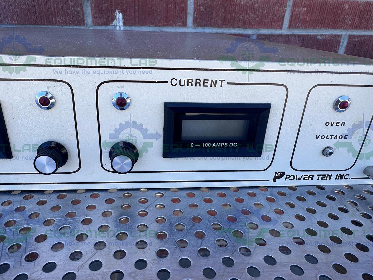 Used Power Ten 3450D-10100 Power Supply 208 VAC, 60 Hz