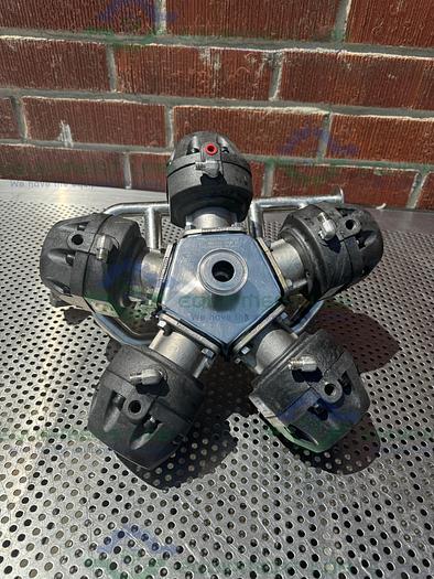 Used 5 ITT Pure Flo Advantage Stainless Steel Diaphragm Valve w/ 1" Sanitary Fittings