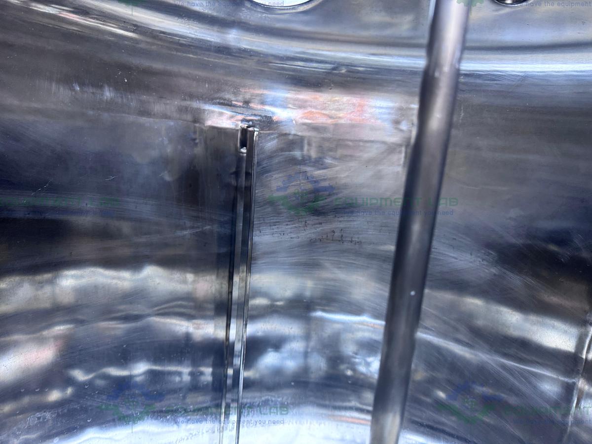 Used Precision Stainless 600 Liter Stainless Steel Jacketed Reactor 50 PSI