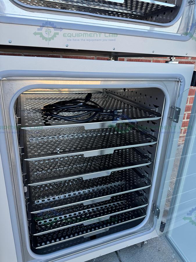 Used Caron 7002-10-1 Double Stack Heated Incubator, 10 cu. ft, 70ºC, 115 VAC