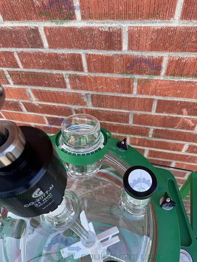 Used Chemglass 150 Liter Jacketed Glass Reactor w/ Chemglass Digital Overhead Stirrer