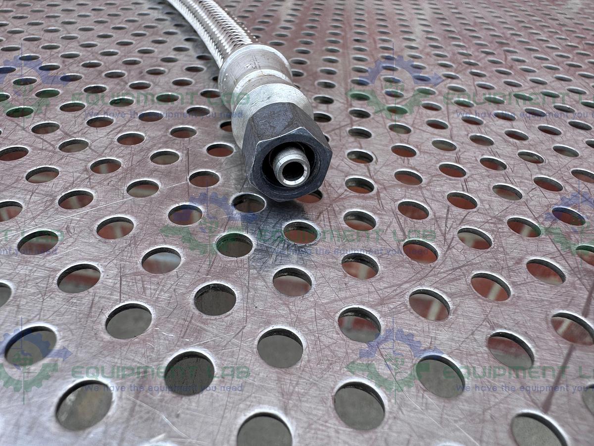 Used Unbranded 36" Stainless Steel Braided Hose w/ 1/2" NPT Fittings