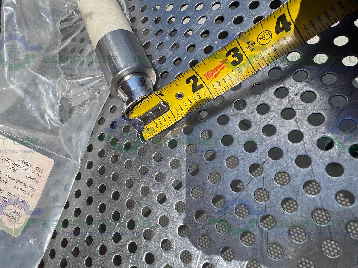 Used Saint Gobain 94" Silicone Hose w/ 3/4" to 1 1/2 Sanitary Fitting