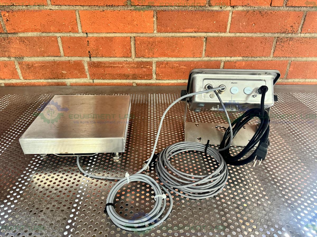Used Minebea Intec CAPS1U-20CC-LU Stainless Steel Scale 10x10 w/ MIS2UR-V2, 30 LBS CAPS1U-20CC-LU Stainless Steel Scale 10x10 w/ MIS2UR-V2, 30 LBS