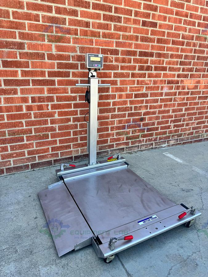 Used Mettler Toledo 2888 Stainless Steel Scale w/ HAWK Readout 1000 lbs  36 x 36