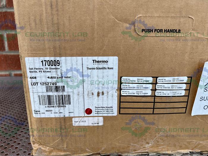 Box of 5 - Thermo 170009 Sterile Cell Factory 10 Chamber