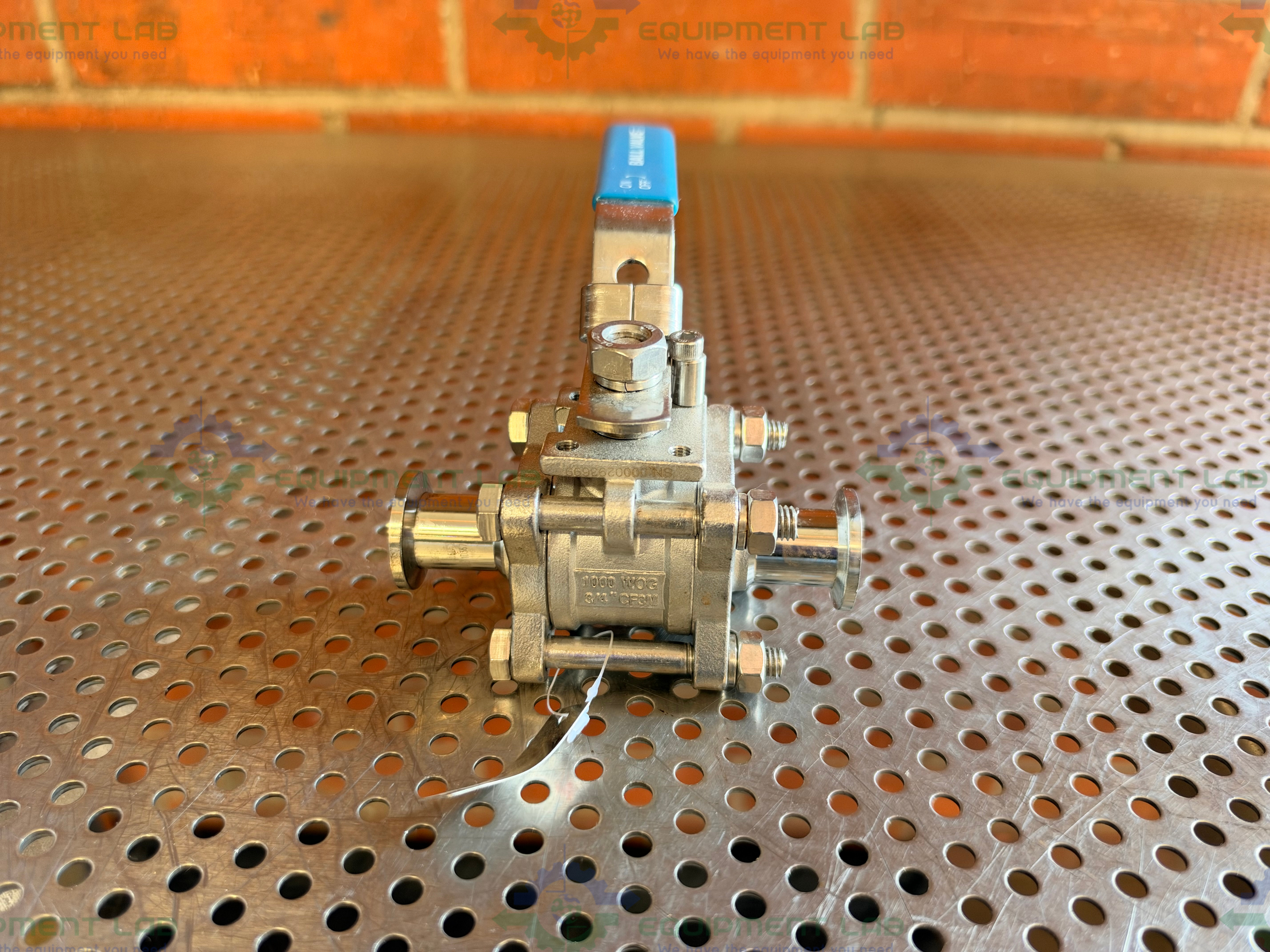 Used King Lai 316 Stainless Steel Ball Valve -40-150C w/ KF 16/10 Vacuum Fitting
